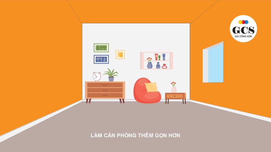 LÀM DIỆN TÍCH PHÒNG TRÔNG GỌN HƠN